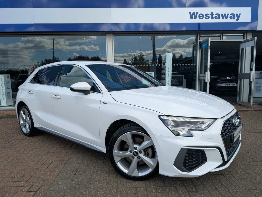 Audi A3 40 Tfsi E S Line S Tronic White