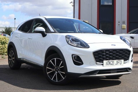 Ford Puma 1.0T Ecoboost Mhev KN21JFO White