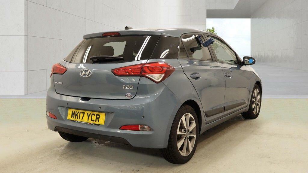 Hyundai I20 Premium Blue #4
