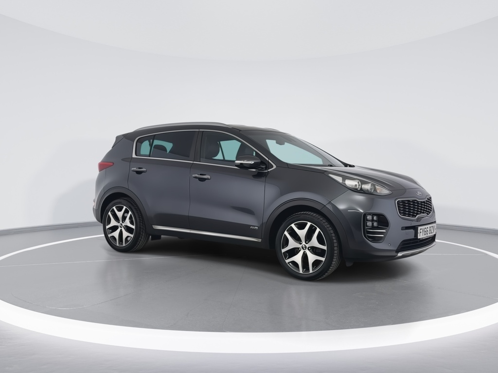 Kia Sportage 2.0 Crdi Gt-line Awd Silver #2