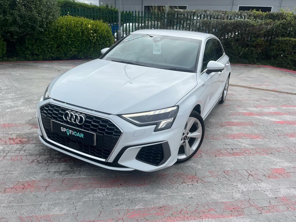 Audi A3 1.5 Tfsi 35 S Line Sportback Eur White #3