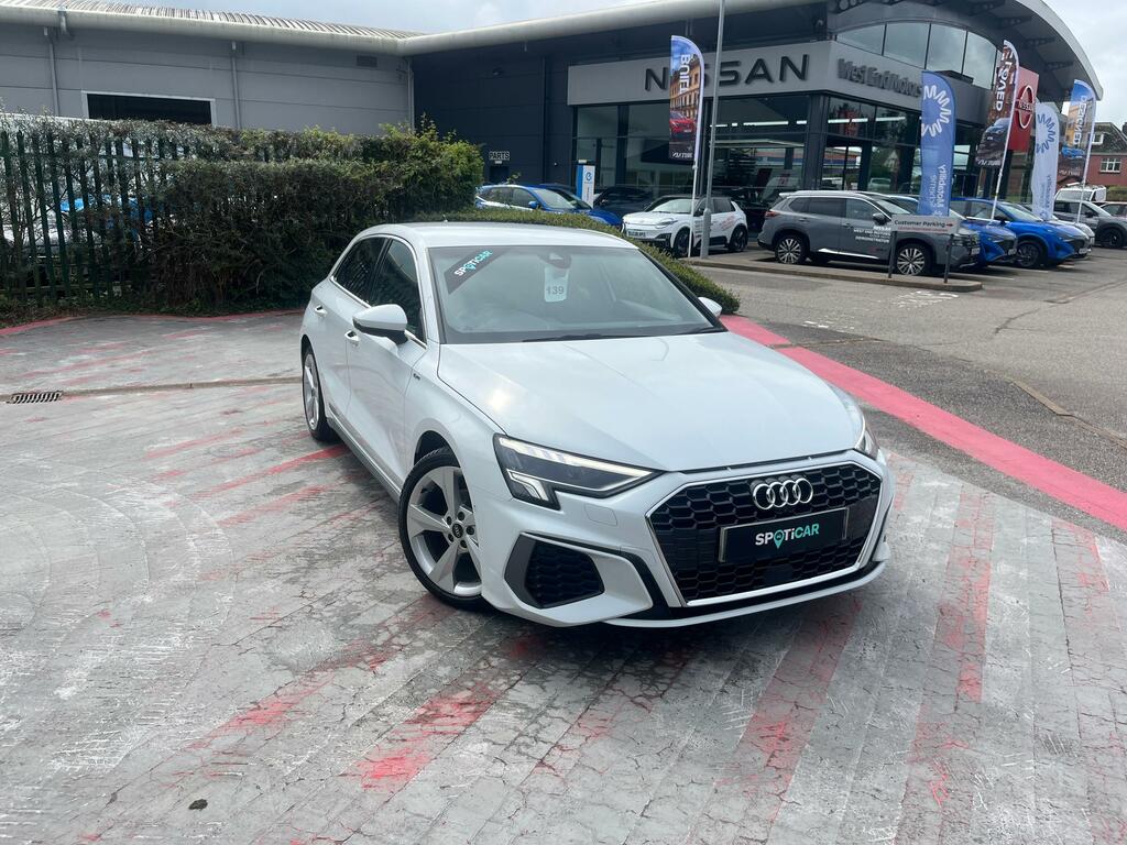 Audi A3 1.5 Tfsi 35 S Line Sportback Eur White
