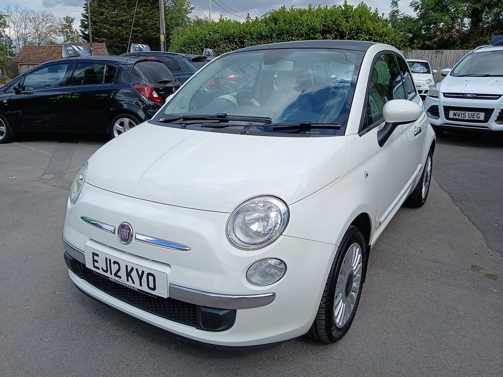 Fiat 500 Lounge White #2