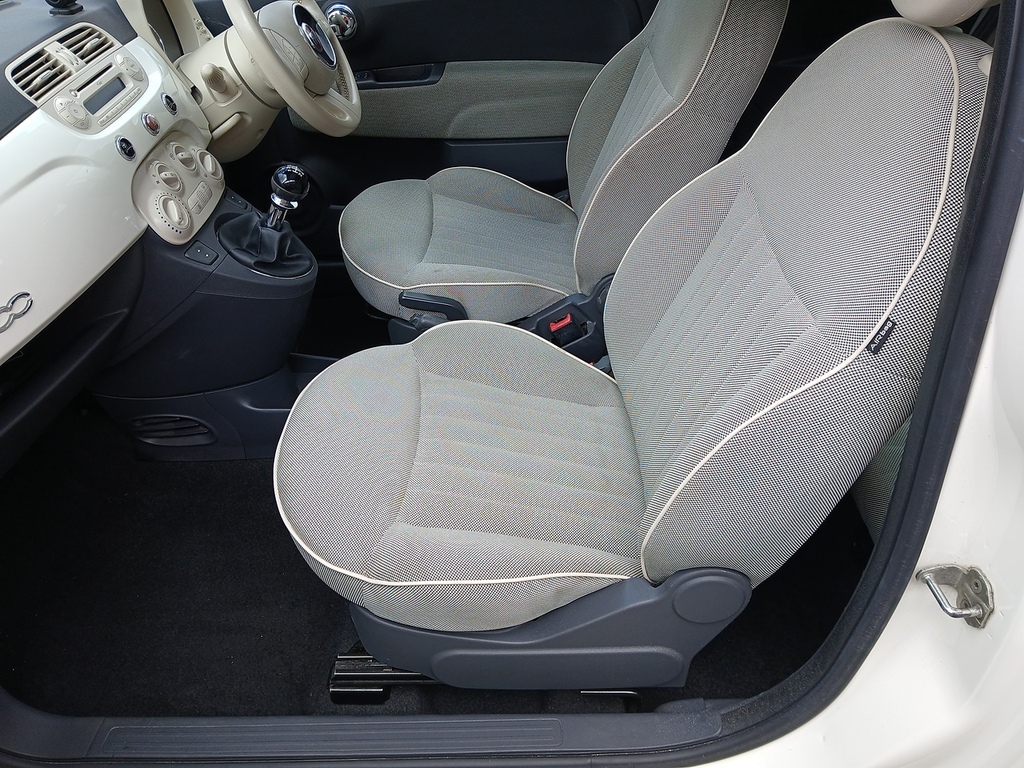 Fiat 500 Pop White #9