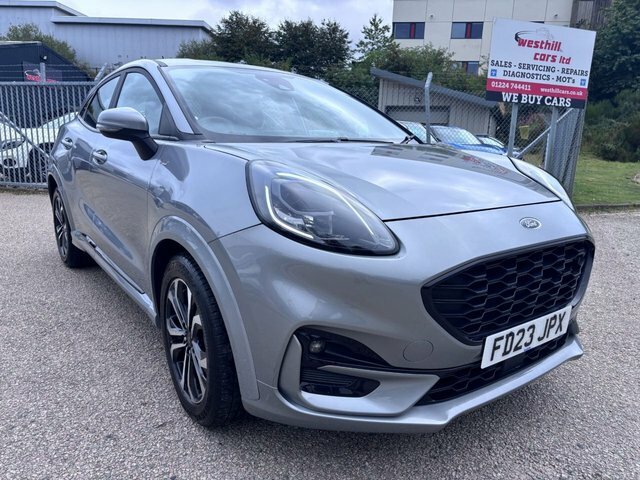 Ford Puma 1.0T Ecoboost Mhev St-line Suv Hybrid M Silver