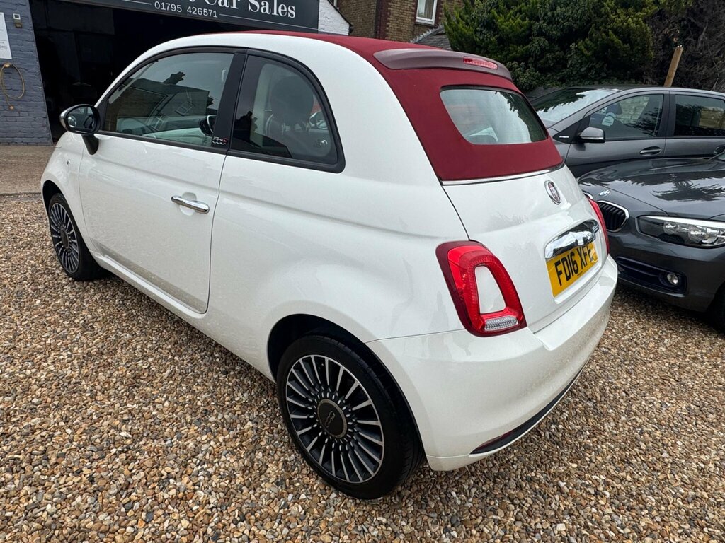 Fiat 500C 1.2 Pop Euro 6 Ss White #4
