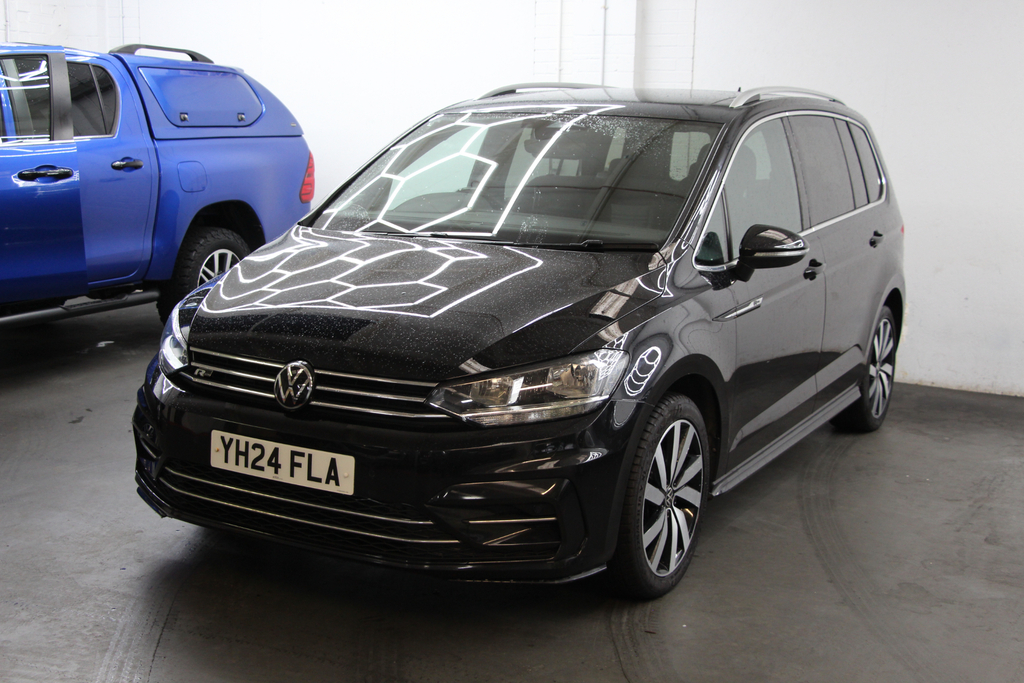 Volkswagen Touran Tsi Evo R-line 150 Stunning, Finance From 8.9 Black #2