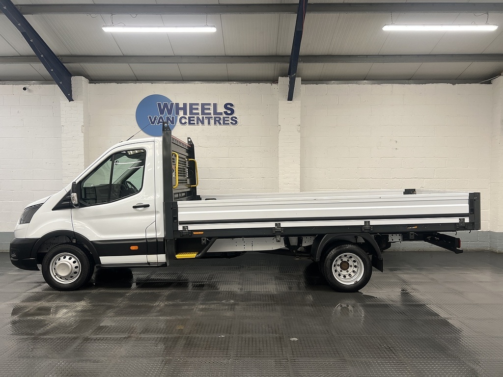 Ford Transit Custom 2.0 350 Ecoblue Hd Leader Dropside Manu HK22DFA White #2