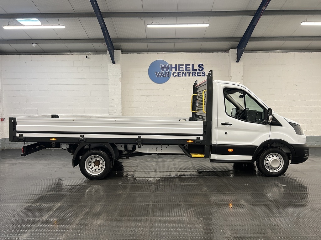 Ford Transit Custom 2.0 350 Ecoblue Hd Leader Dropside Manu HK22DFA White #6