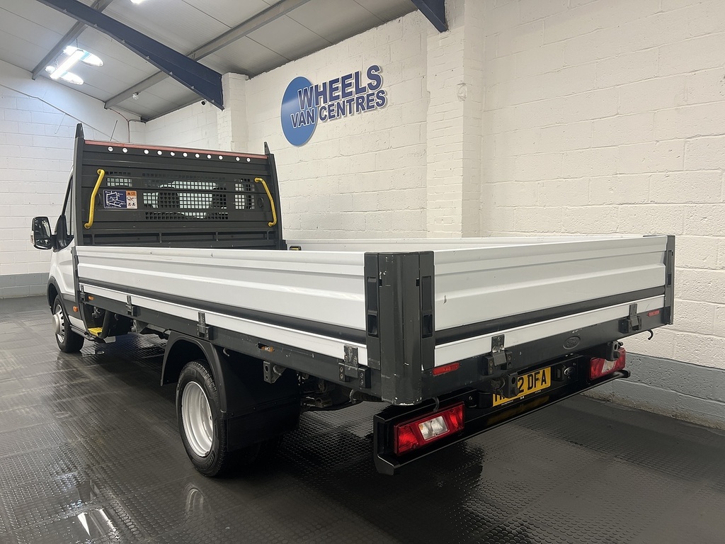 Ford Transit Custom 2.0 350 Ecoblue Hd Leader Dropside Manu HK22DFA White #3