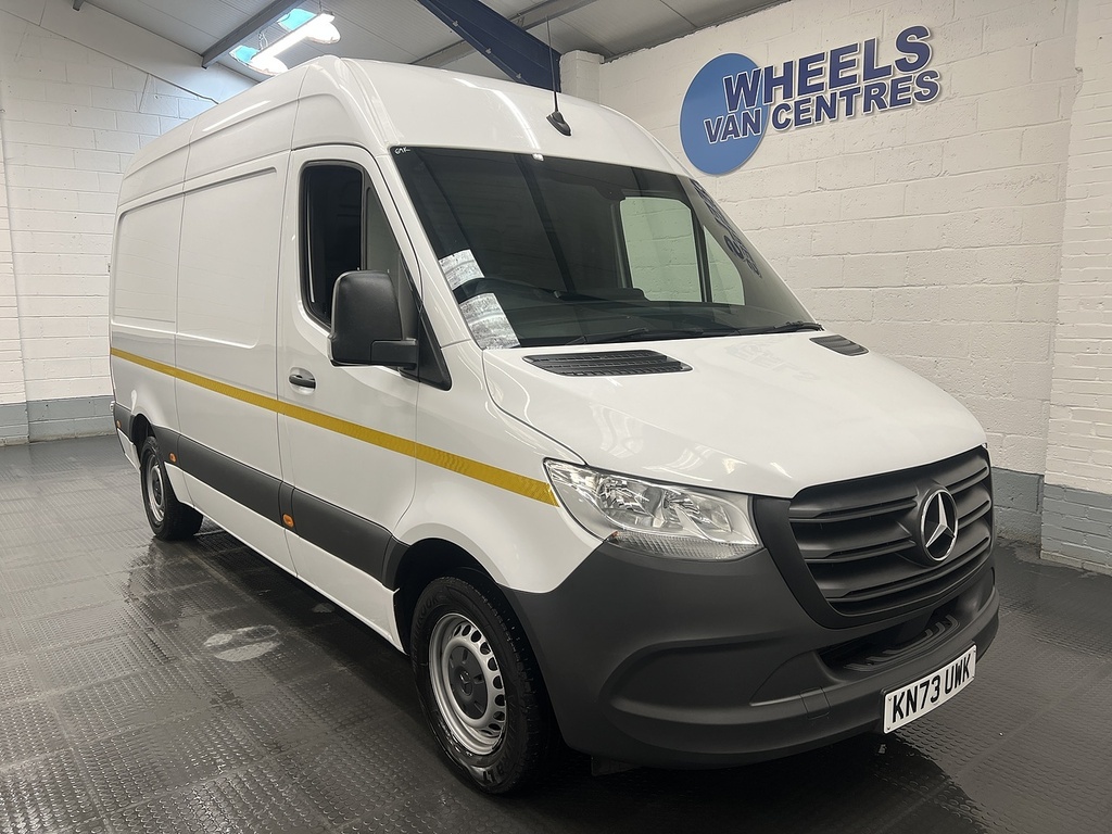 Mercedes-Benz Sprinter 2.0 315 Cdi Progressive Panel Van Manua KN73UWK White #6