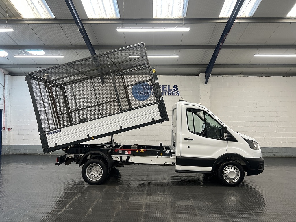 Ford Transit Custom 2.0 350 Ecoblue Hd Leader Tipper BG22ASV White #4