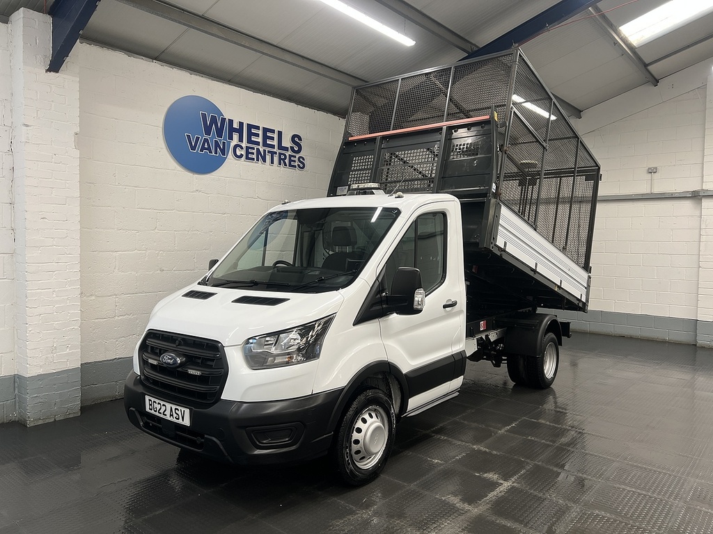 Ford Transit Custom 2.0 350 Ecoblue Hd Leader Tipper BG22ASV White