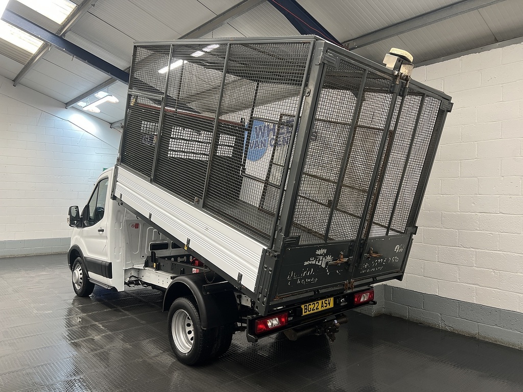 Ford Transit Custom 2.0 350 Ecoblue Hd Leader Tipper BG22ASV White #3