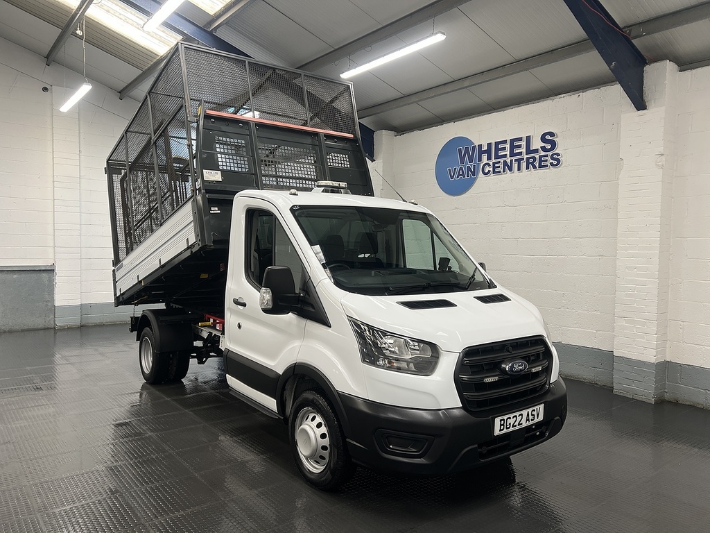 Ford Transit Custom 2.0 350 Ecoblue Hd Leader Tipper BG22ASV White #5