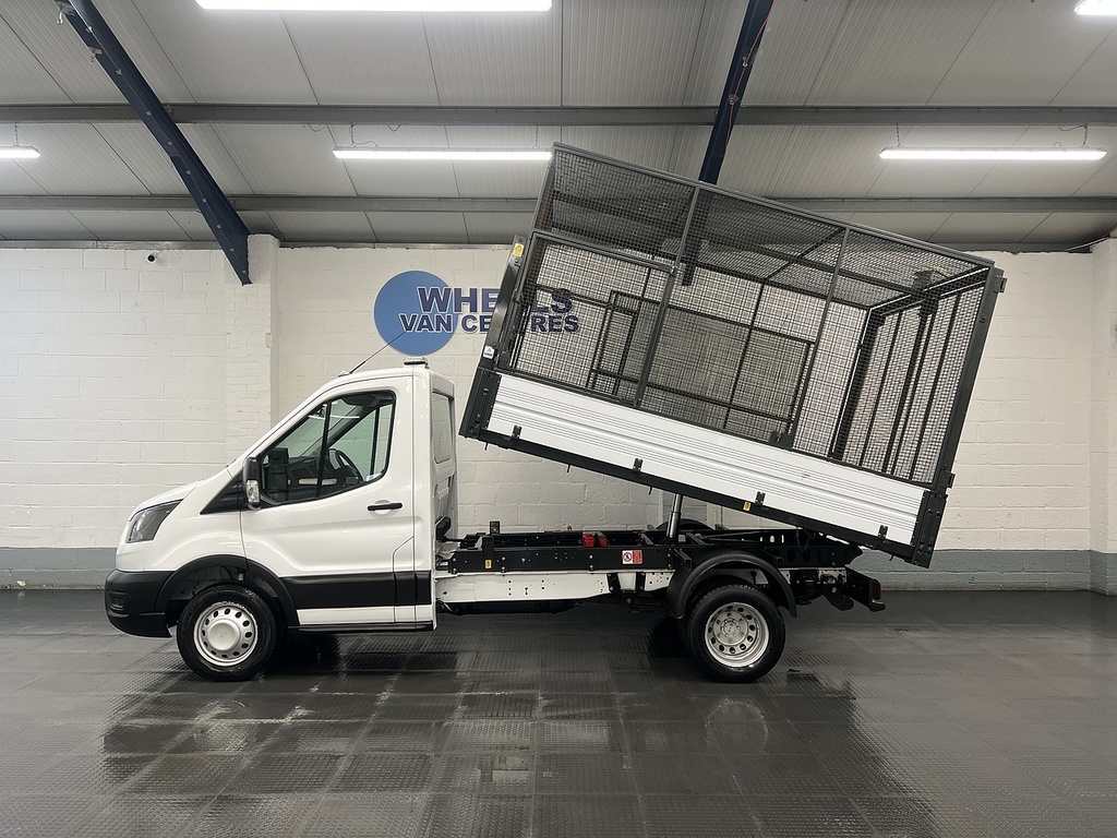 Ford Transit Custom 2.0 350 Ecoblue Hd Leader Tipper BG22ASV White #2