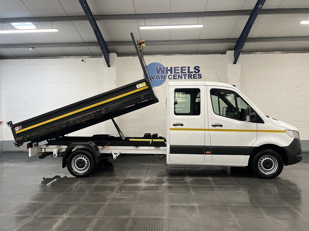 Mercedes-Benz Sprinter 2.1 314 Cdi Tipper Rwd L3 Euro 6 White #5
