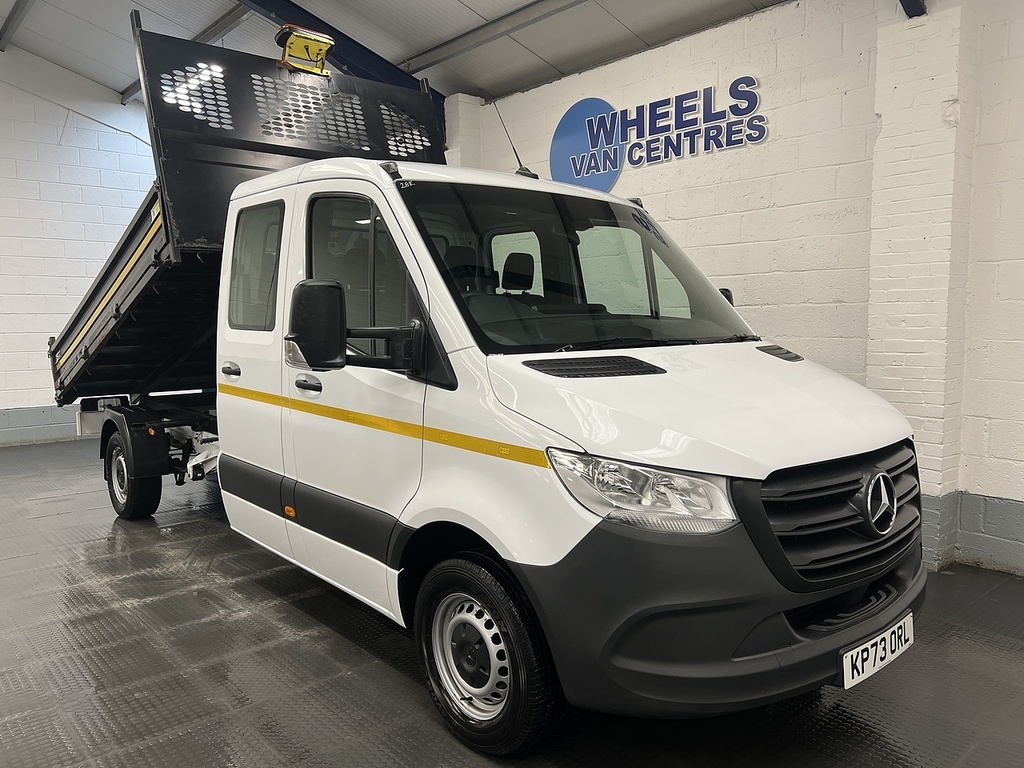 Mercedes-Benz Sprinter 2.1 314 Cdi Tipper Rwd L3 Euro 6 White #6