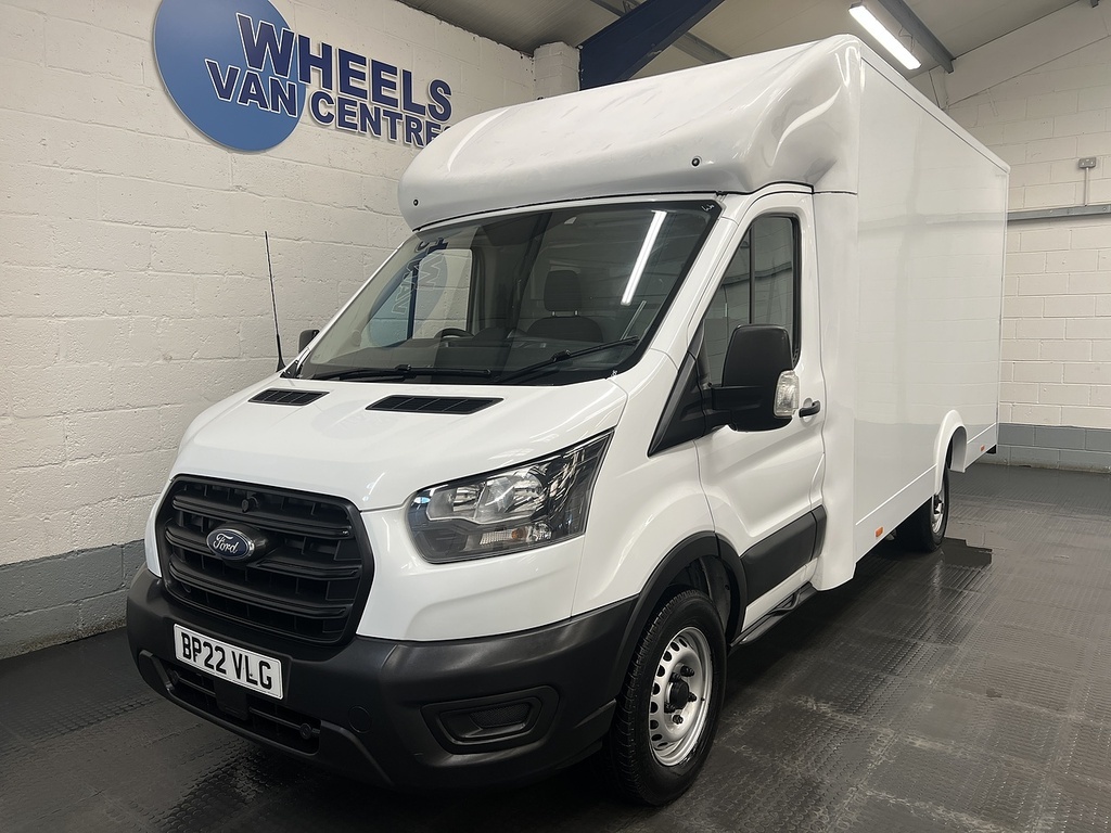 Ford Transit Custom 2.0 350 Ecoblue Leader Luton Fwd BP22VLG White