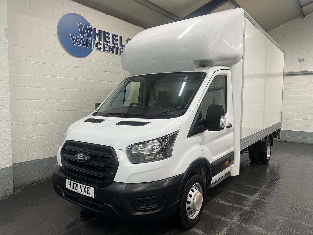 Ford Transit Custom 2.0 350 Ecoblue Leader Luton Rwd HJ21VXE White