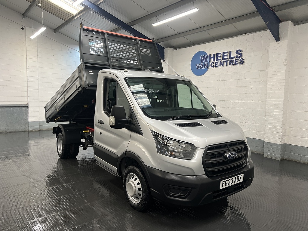 Ford Transit Custom 2.0 350 Ecoblue Hd Leader Tipper FG23ABX Silver #5