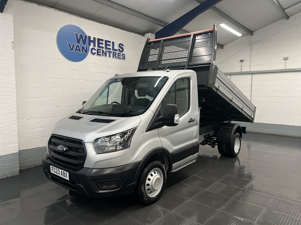Ford Transit Custom 2.0 350 Ecoblue Hd Leader Tipper FG23ABX Silver
