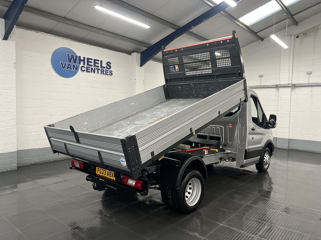 Ford Transit Custom 2.0 350 Ecoblue Hd Leader Tipper FG23ABX Silver #3
