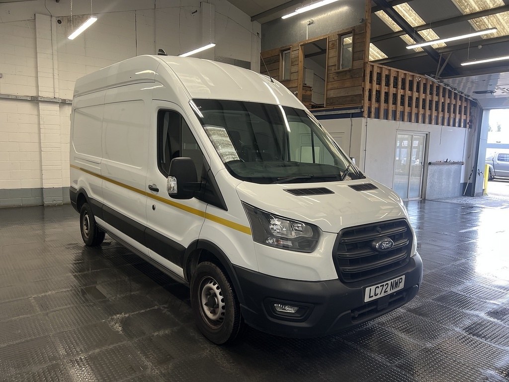 Ford Transit Custom 2.0 350 Ecoblue Leader Panel Van LC72NWP White #4