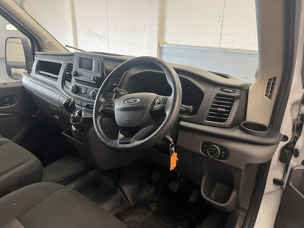 Ford Transit Custom 2.0 350 Ecoblue Leader Panel Van LC72NWP White #6