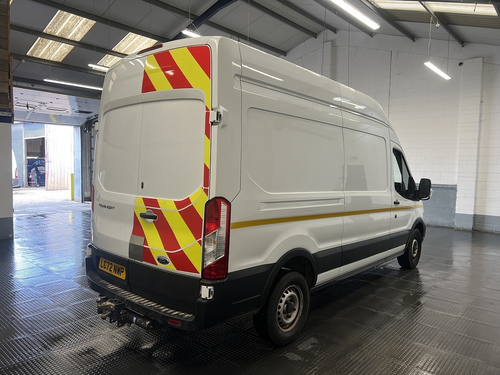 Ford Transit Custom 2.0 350 Ecoblue Leader Panel Van LC72NWP White #3