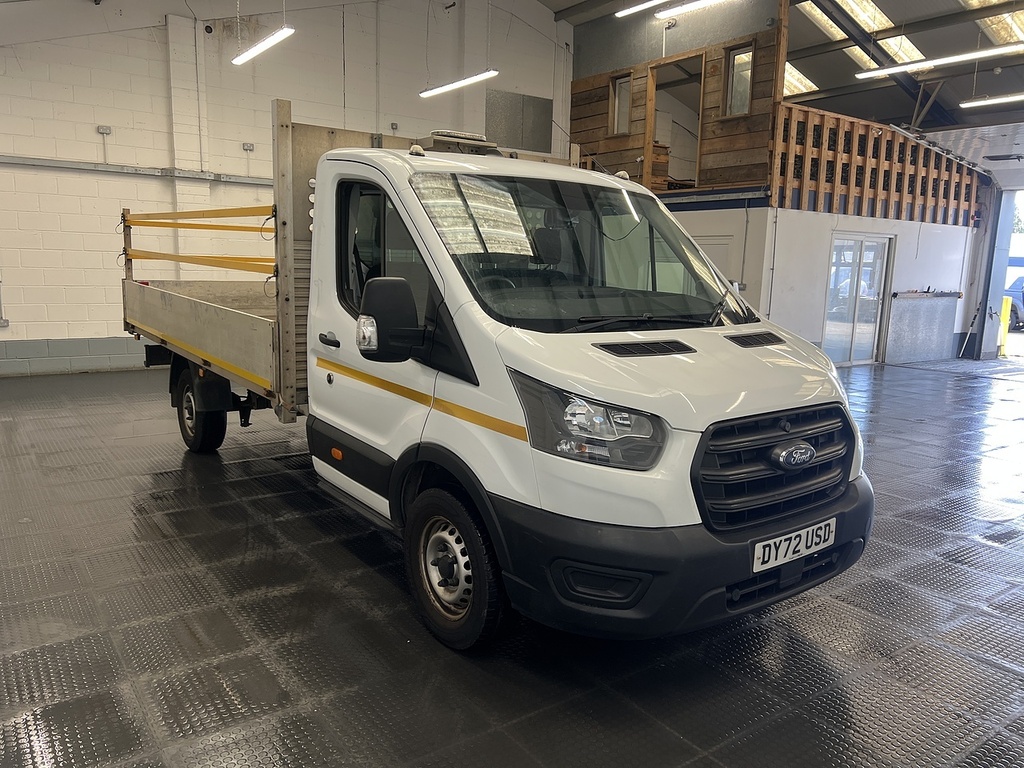 Ford Transit Custom 2.0 350 Ecoblue Hd Leader L4dropside M DY72USD White #2