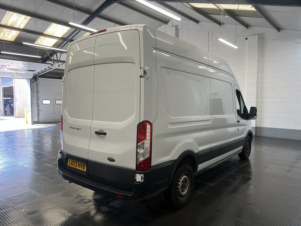 Ford Transit Custom 2.0 350 Ecoblue Leader Panel Van LA23HVB White #3
