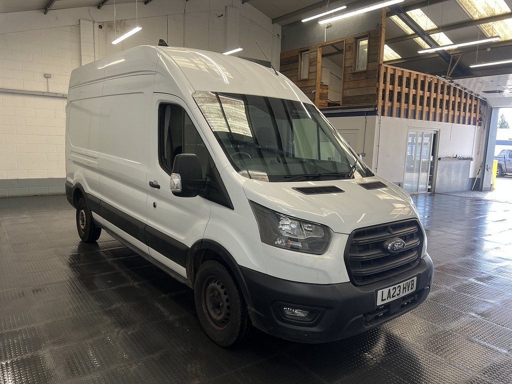 Ford Transit Custom 2.0 350 Ecoblue Leader Panel Van LA23HVB White #4