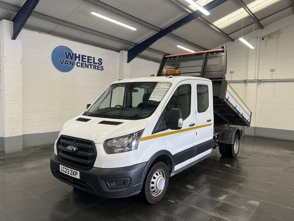 Ford Transit Custom 350 Ecoblue Leader 2.0 Tipper White
