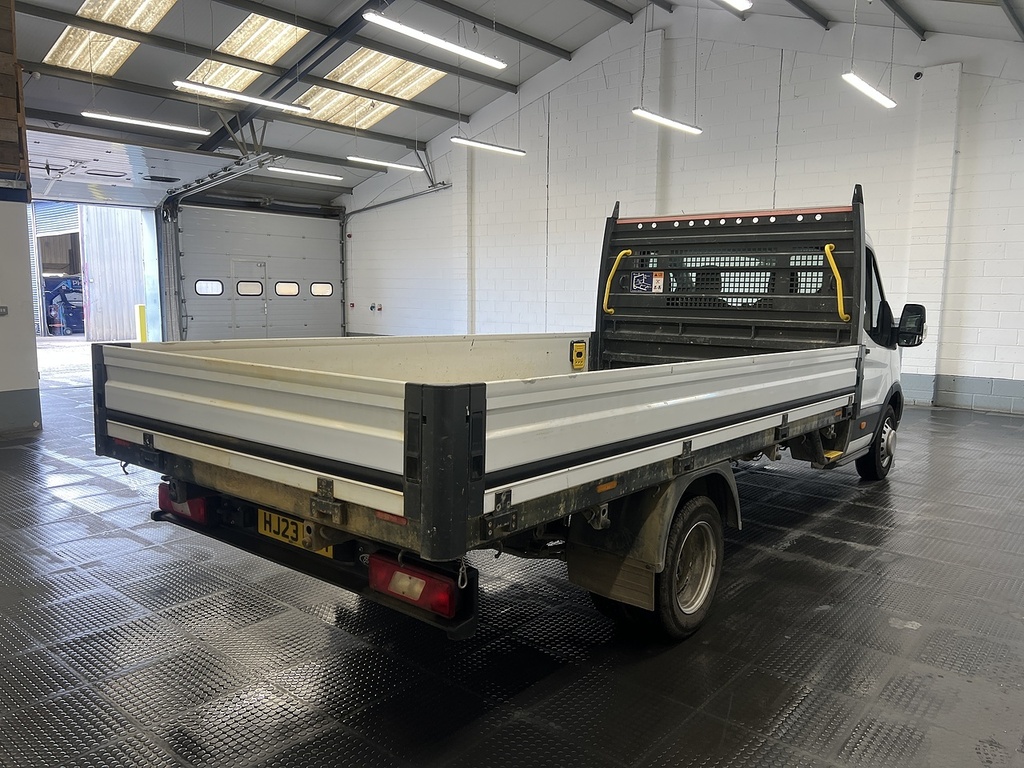 Ford Transit Custom 350 Ecoblue Leader 2.0 Dropside HJ23KZY White #3