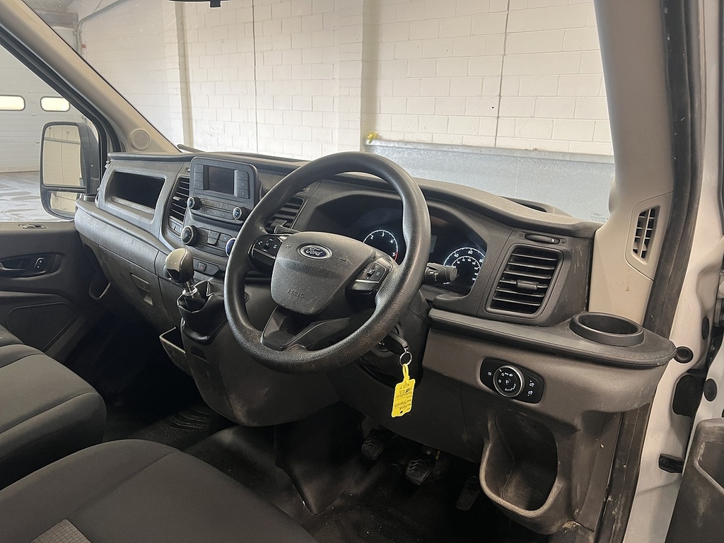 Ford Transit Custom 350 Ecoblue Leader 2.0 Dropside HJ23KZY White #5