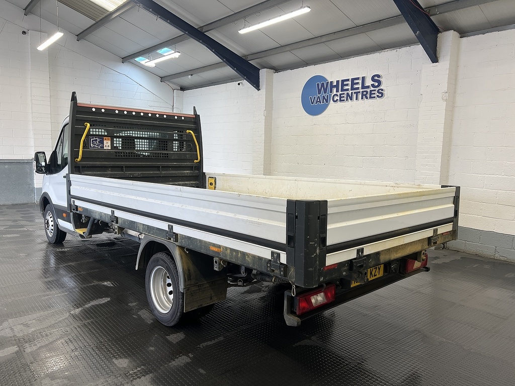 Ford Transit Custom 350 Ecoblue Leader 2.0 Dropside HJ23KZY White #2