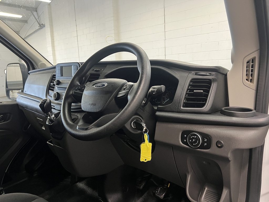 Ford Transit Custom 2.0 350 Ecoblue Leader Panel Van DY73LKU White #6