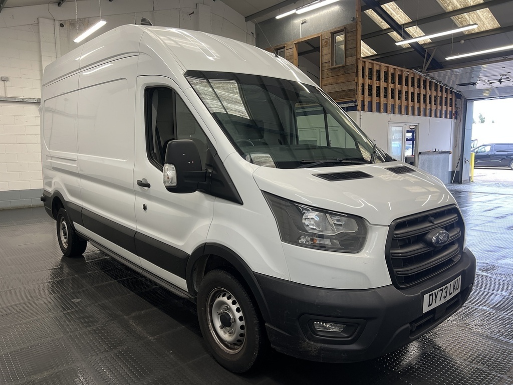 Ford Transit Custom 2.0 350 Ecoblue Leader Panel Van DY73LKU White #4