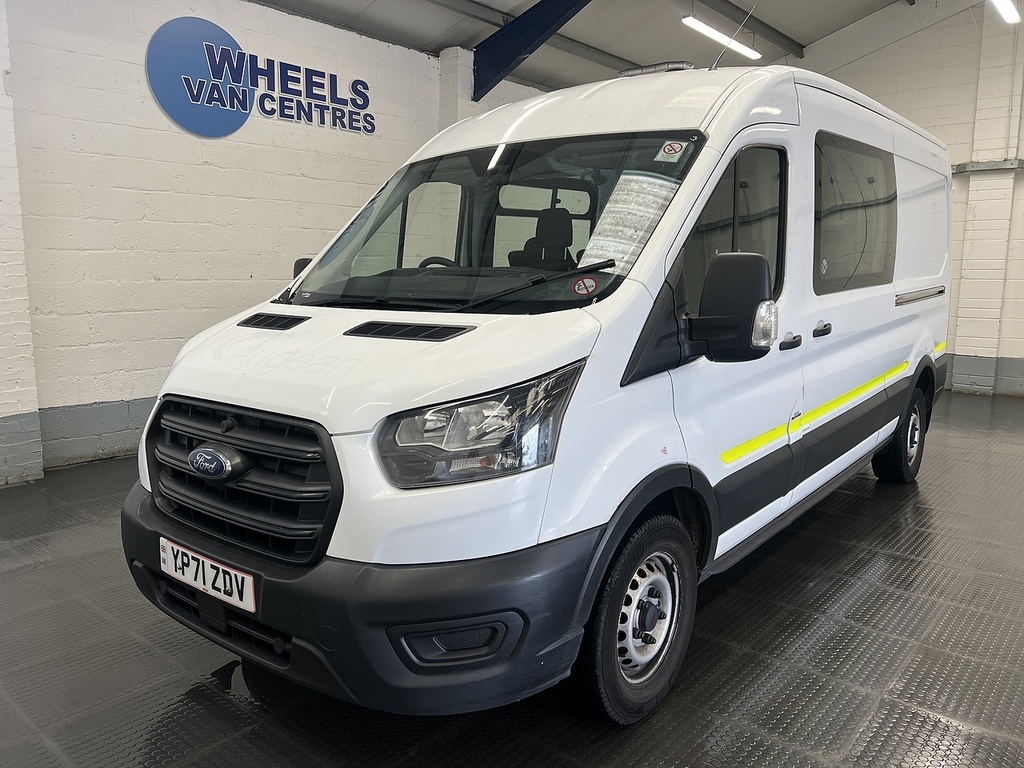 Ford Transit Custom 2.0 350 Ecoblue Leader Panel Van White