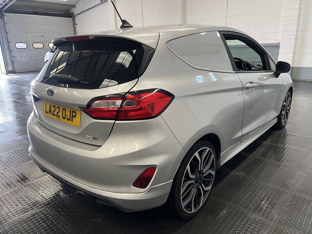 Ford Fiesta 1.0T Ecoboost Mhev Sport Car Derived Van Petro Silver #3