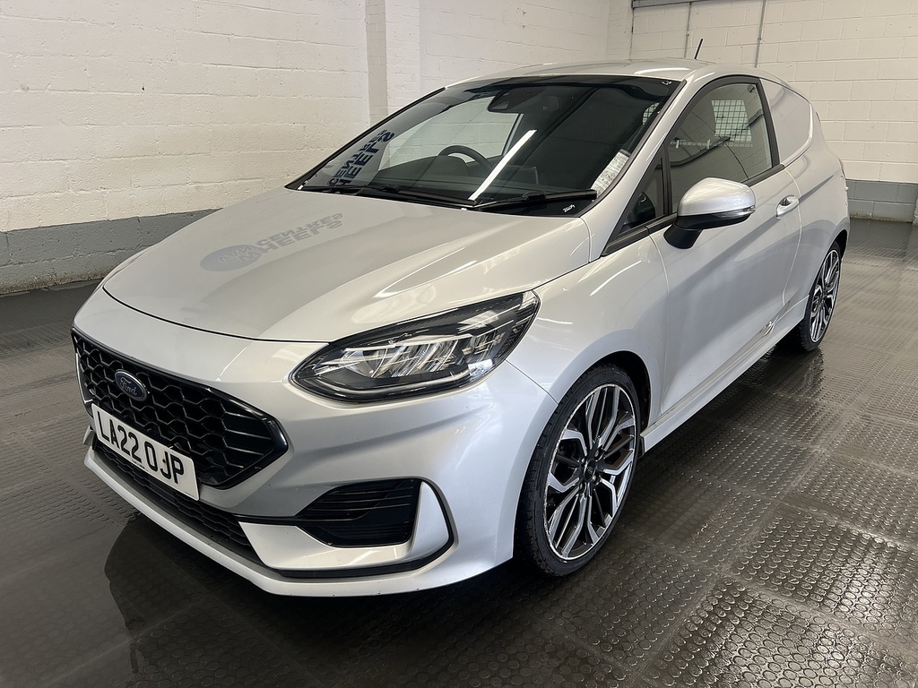 Ford Fiesta 1.0T Ecoboost Mhev Sport Car Derived Van Petro Silver