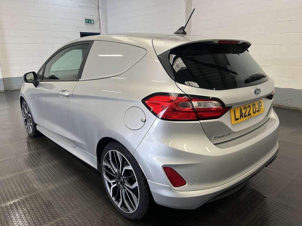 Ford Fiesta 1.0T Ecoboost Mhev Sport Car Derived Van Petro Silver #2