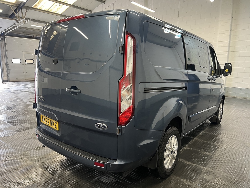 Ford Transit Custom 2.0 320 Ecoblue Limited Crew Van Double Cab Di Blue #3