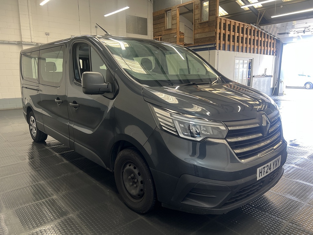 Renault Trafic 2.0 Dci Ll30 Advance Minibus Double Cab Grey #4
