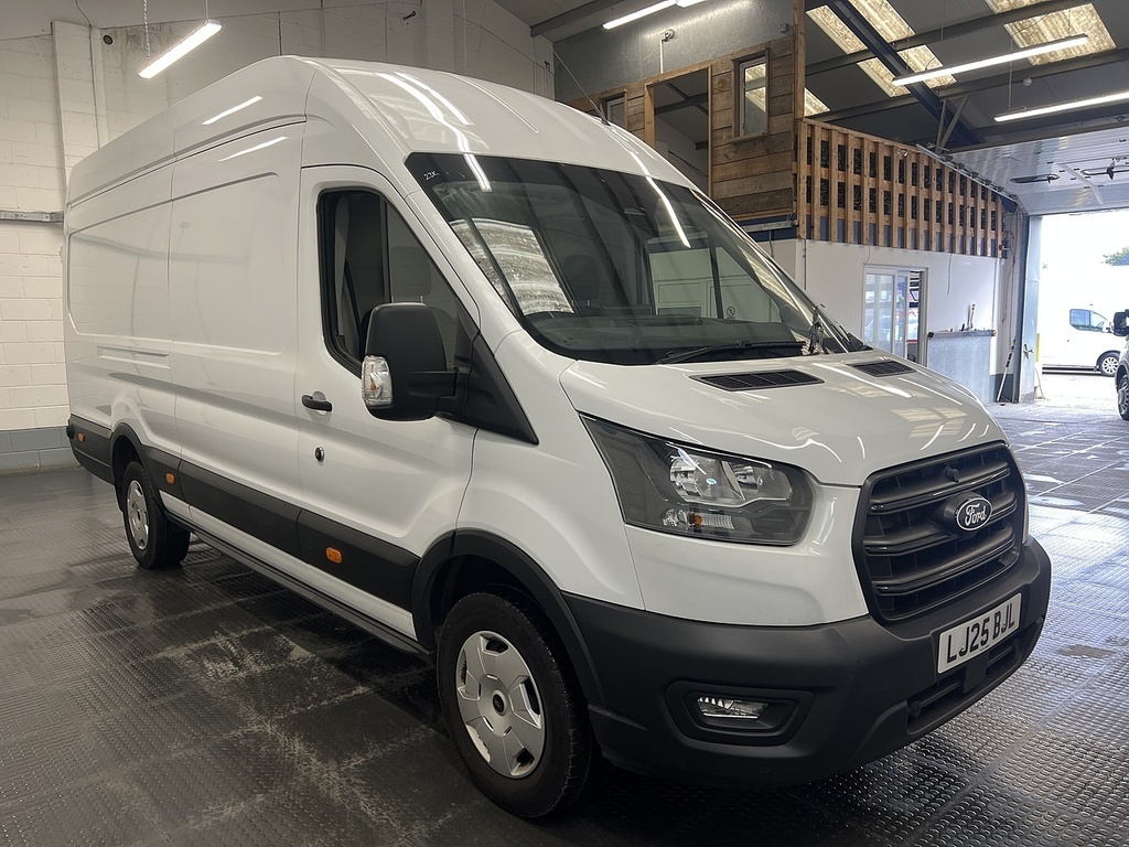 Ford Transit Custom 2.0 350 Ecoblue Trend Panel Van White #4