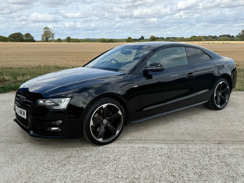 Audi A5 2.0 Tdi Black Edition Coupe Euro Black #2