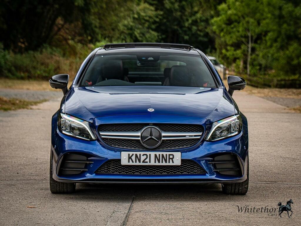 Mercedes-Benz C Class Coupe 3.0 C43 V6 Amg Night Edition Premium Plus Blue #2