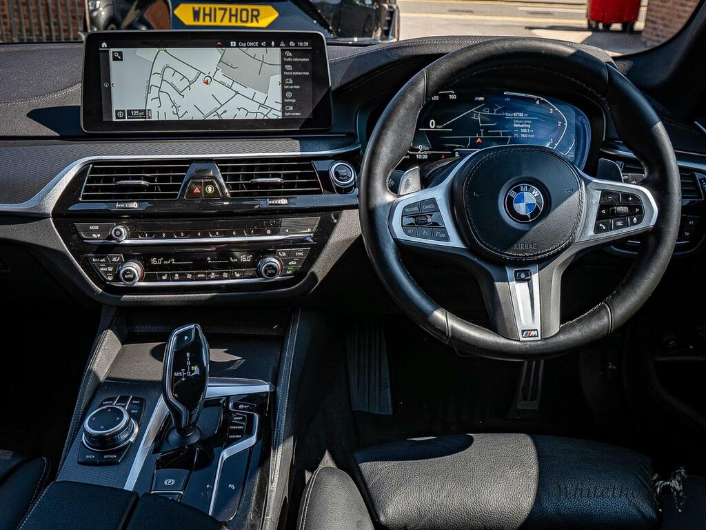 BMW 5 Series 530E Se Black #7