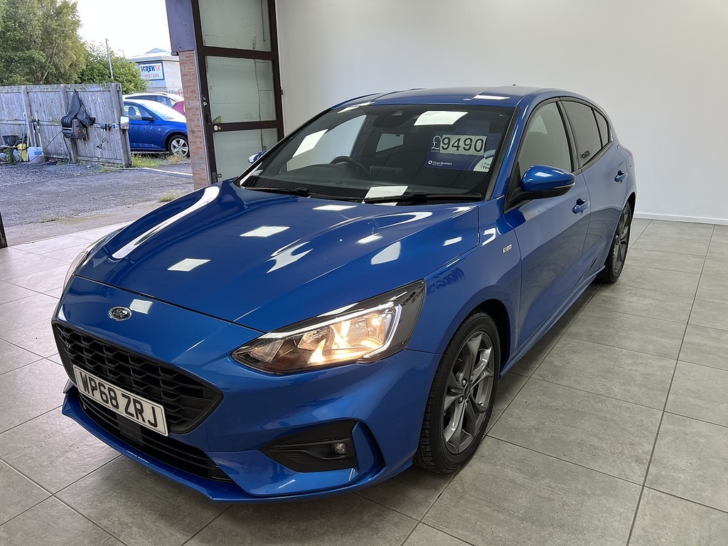 Ford Focus Ecoblue St-line Blue #6